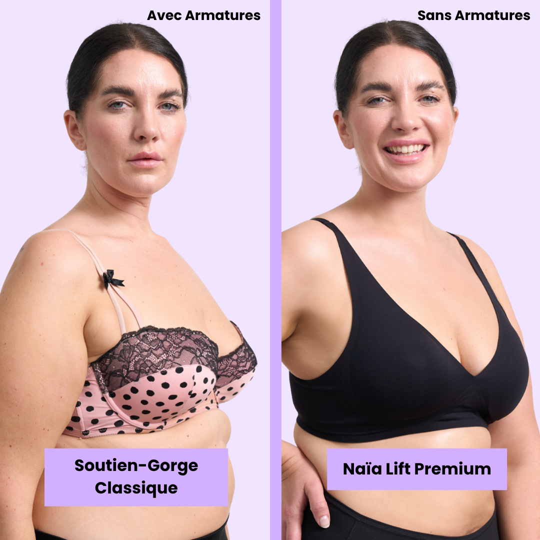 Naïa Lift Premium - Soutien haut de gamme, zéro douleur